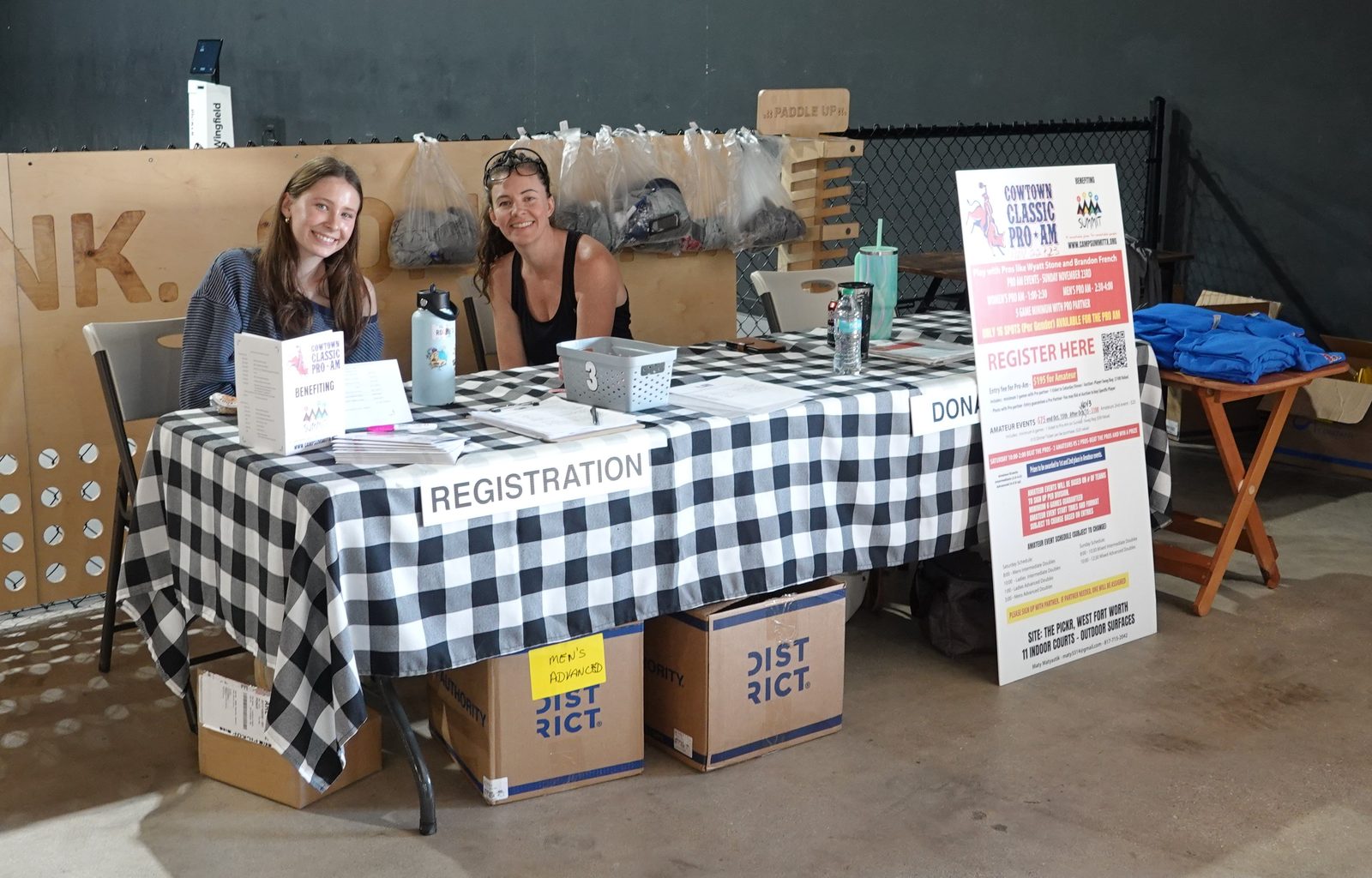Volunteers running the 2025 Cowtown Classic weekend